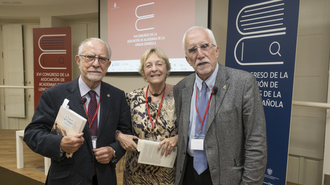 José María Merino, Soledad Puértolas y Luis Mateo Díez en el XVI Congreso de la ASALE