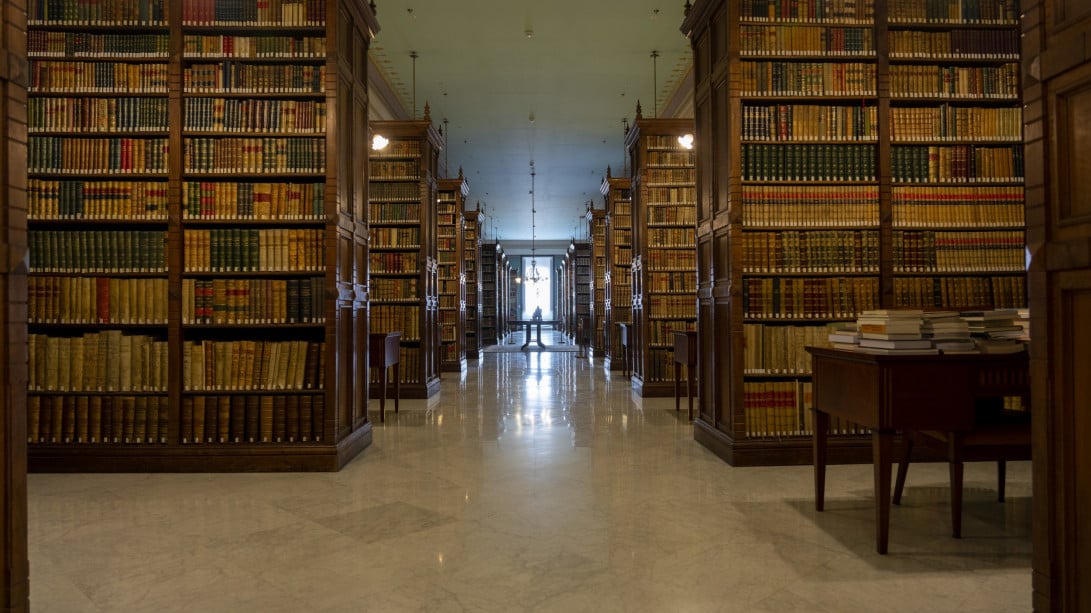 Vista general de la biblioteca académica