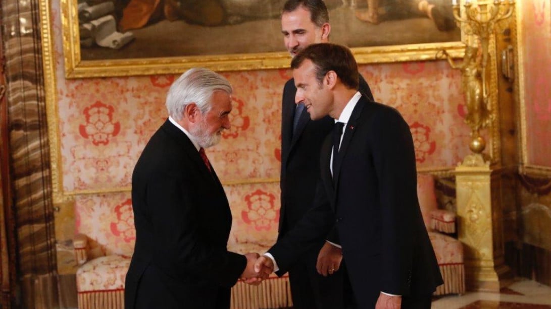 Visita del presidente de Francia, Emmanuel Macron (foto: Casa Real)