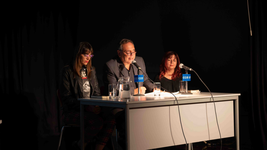 Homenaje a Cristina Peri Rossi en la Academia Nacional de las Letras de Uruguay (2022). Foto: © Centro Cultural de España de Montevideo 