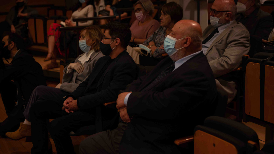 Wilfredo Penco durante el Homenaje a Cristina Peri Rossi en la Academia Nacional de las Letras de Uruguay (2022). Foto: © Centro Cultural de España de Montevideo 