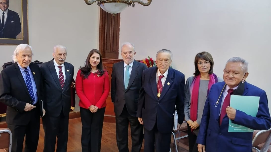 Santiago Muñoz Machado, nombrado miembro de honor de la Academia Peruana de la Lengua.