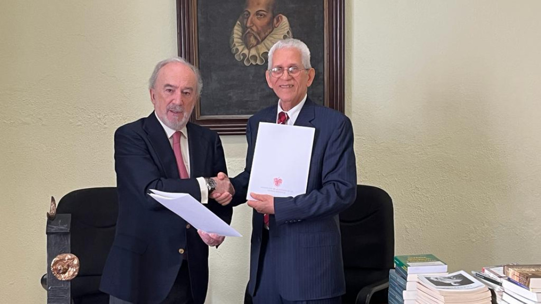 Firma del convenio de colaboración entre la Real Academia Española, la Academia Dominicana de la Lengua, la Fundación pro-RAE y el Instituto Guzmán Ariza de Lexicografía (IGALEX) para el «Diccionario histórico de la lengua española» («DHLE»)