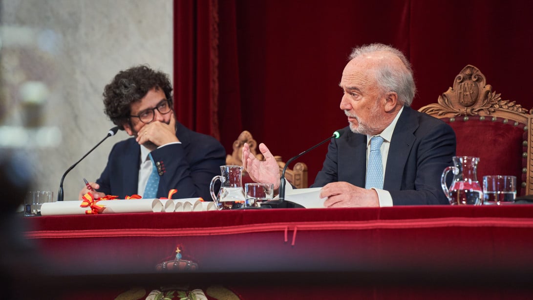 Sabtiago Muñoz Machado y Antón Leis