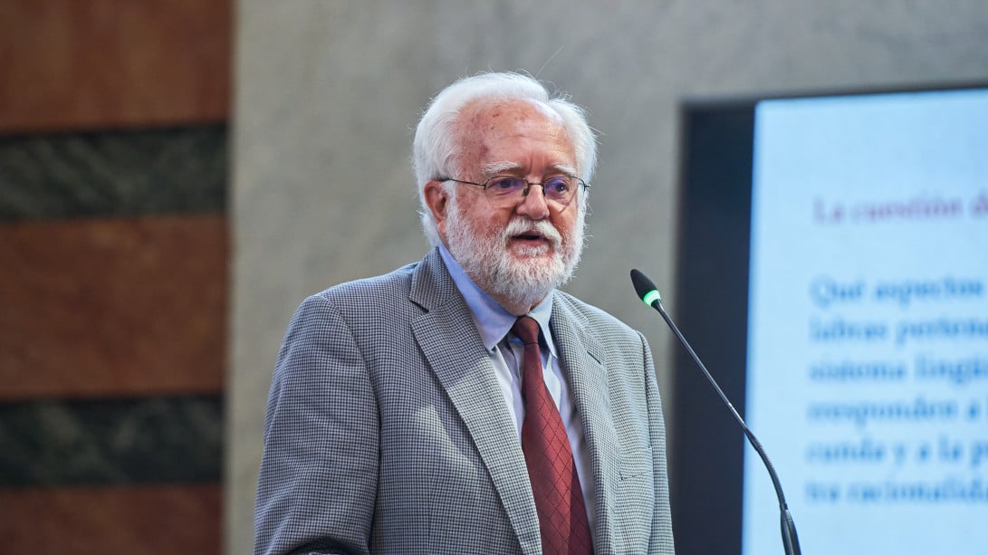 El académico de la RAE Ignacio Bosque imparte la lección final 