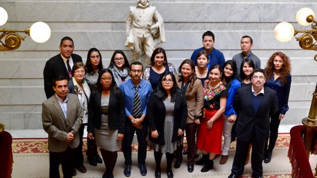 Los estudiantes proceden de doce países hispanohablantes.