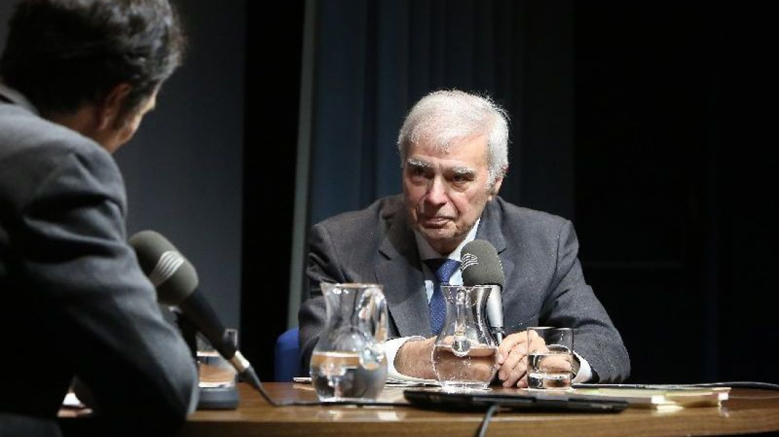 El arquitecto Antonio Fernández de Alba, en las Memorias de la Fundación March. Foto: Carmen Botán.