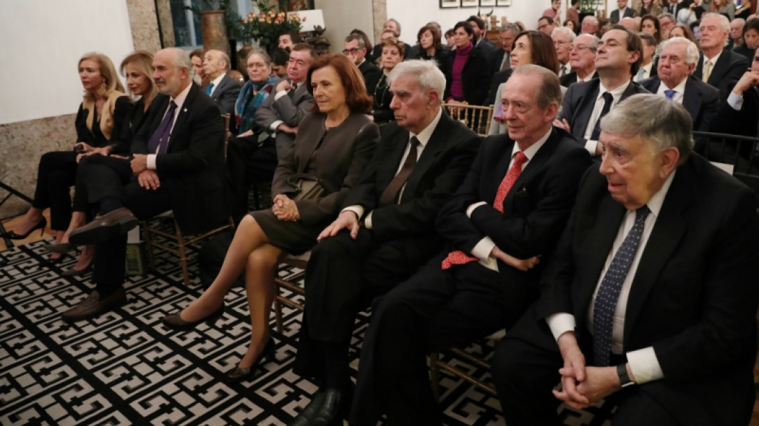 Asistentes a la presentación de la reimpresión de «Cien años de soledad».