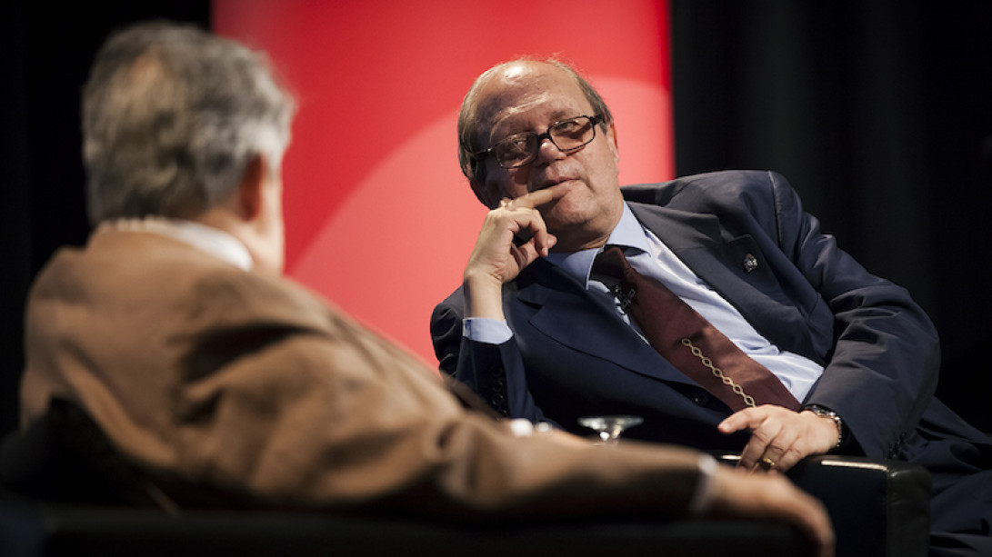 Pere Gimferrer mantuvo una estrecha relación con Octavio Paz (foto: Héctor Ferrández, Instituto Cervantes)