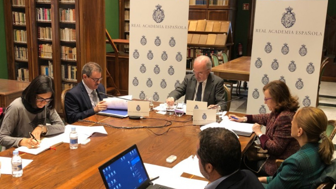 Rueda de prensa del XVI Congreso de la Asociación de Academias de la Lengua Española (foto: RAE).