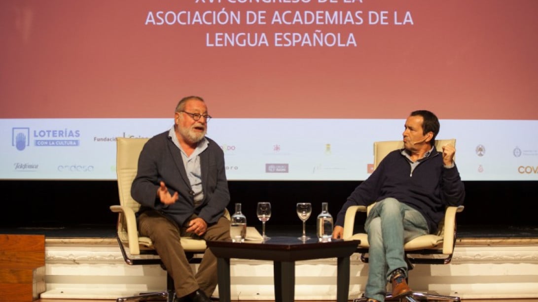 Fernando Savater y Jordi García (foto: RAE).