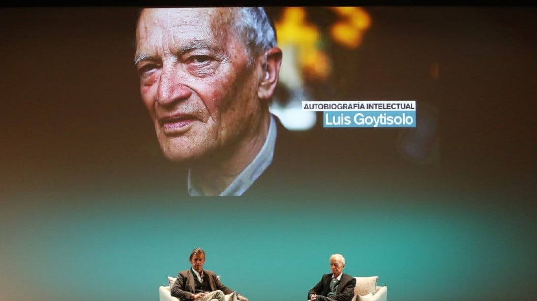 Luis Goytisolo ha dialogado con Ignacio Echevarría. Foto: Carmen Botán.