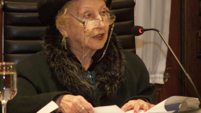 Angelita Parodi, miembro de número de la Academia Nacional de Letras de Uruguay. Foto: www. fhuce.edu.uy