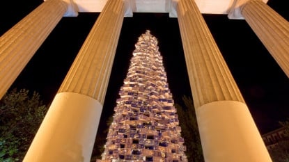 Árbol de Navidad de la Real Academia Española.