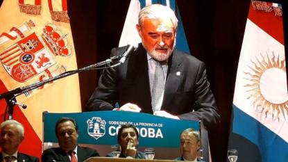 Darío Villanueva en la presentación del VIII CILE (Córdoba, Argentina).