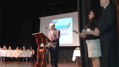 Intervención del presidente de la Academia Paraguaya de la Lengua, José Moreno Rufinelli.