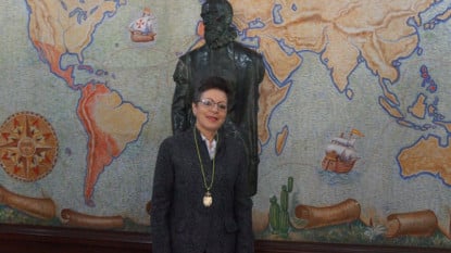 Guiomar Cuesta Escobar, miembro de número de la Academia Colombiana de la Lengua.