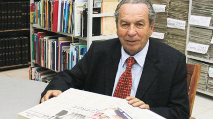Mariano Baptista Gumucio, miembro de la Academia Boliviana de la Lengua. Foto: Eduardo Schwartzberg para La Razón.