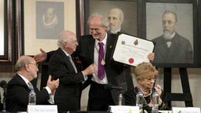 José Sarukhán, Jualiana González y Jean Meyer, nuevos miembros honorarios de la AML. Foto: El Universal.