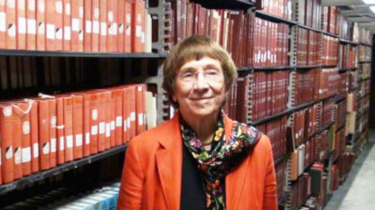 Georgette Magassy Dorn, miembro de número de la Academia Norteamericana de la Lengua Española. Foto: EFE.