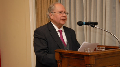 José Luis Samaniego Aldazábal, secretario de la Academia Chilena de la Lengua.