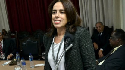 María José Rincón, miembro de la Academia Dominicana de la Lengua y coordinadora del taller de lectura. Foto: Acento.com.do