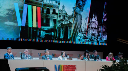 Los participantes debaten sobre lengua e interculturalidad.
