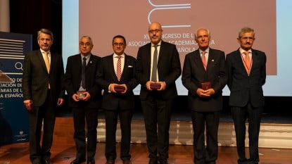 Los galardonados (foto: RAE)