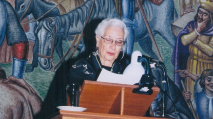 Gloria Serpa ingresa en la Academia Colombiana de la Lengua. 