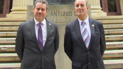 Francisco Javier Pérez (izquierda) y Juan Carlos Vergara.