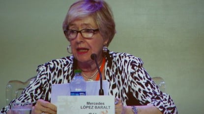 Mercedes López-Baralt, miembro de la Academia Puertorriqueña de la Lengua Española.