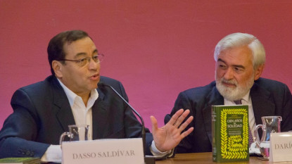 Dasso Saldívar y Darío Villanueva durante la conferencia.