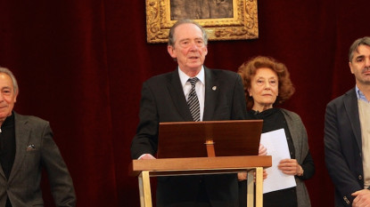 El director de la RAE en la presentación de «Cómicos de la lengua».