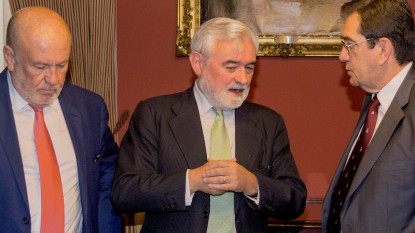 La RAE, la ULL y el Gobierno de Canarias presentan su acuerdo de colaboración.