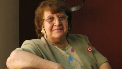 Gladys Carmagnola (1939-2015), miembro de la Academia Paraguaya de la Lengua Española. Foto: Última Hora
