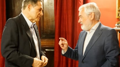 El director de la Academia Panameña de la Lengua Arístides Royo visita la RAE.