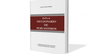 Portada del «Diccionario de peruanismos».