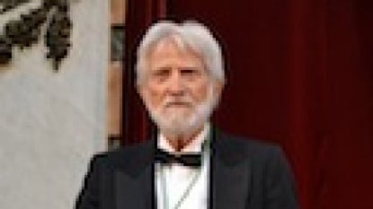 El traductor Miguel Sáenz el día de su ingreso en la RAE