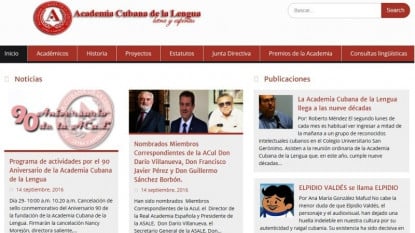 Nuevo portal de la Academia Cubana de la Lengua