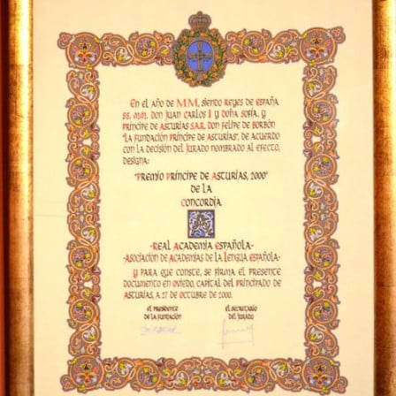 2000 Premio Príncipe de Asturias de la Concordia