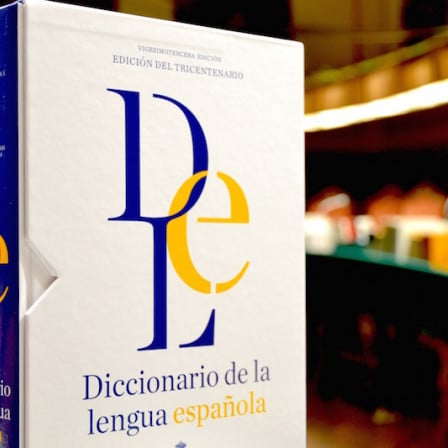 Imagen de la cubierta del nuevo «Diccionario de la lengua española».