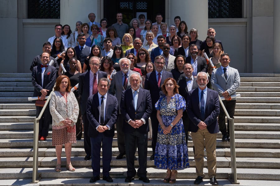 Acto oficial de clausura de la fase presencial en Madrid del XXIV curso de la Escuela de Lexicografía Hispánica